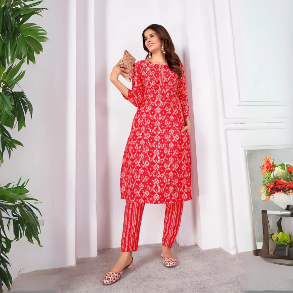 Printed Suit Set
