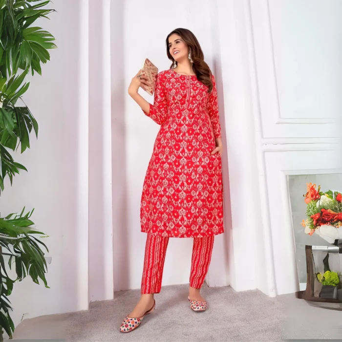 Printed Suit Set